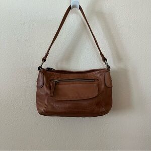 Fossil Tan Genuine Soft Leather Bag